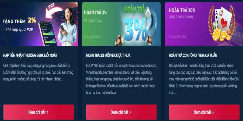 Thưởng nạp lại caxeng nhà cái